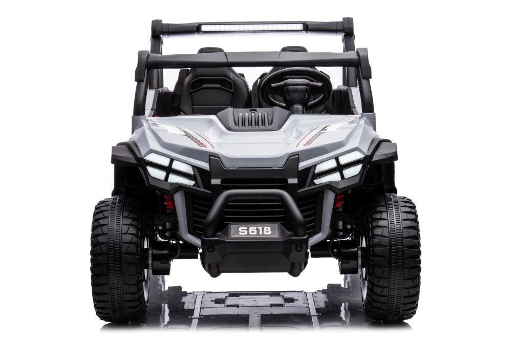 Buggy na akumulator S618 4x4 - dvosjed - sivi
