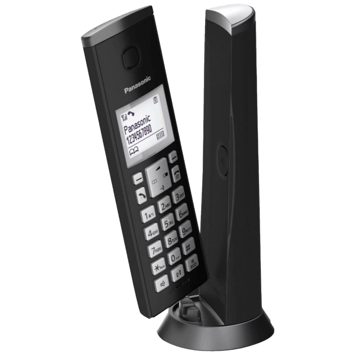 Panasonic Telefon bežični, DECT/GAP, 1.5" LED display, crna - KX-TGK210FXB