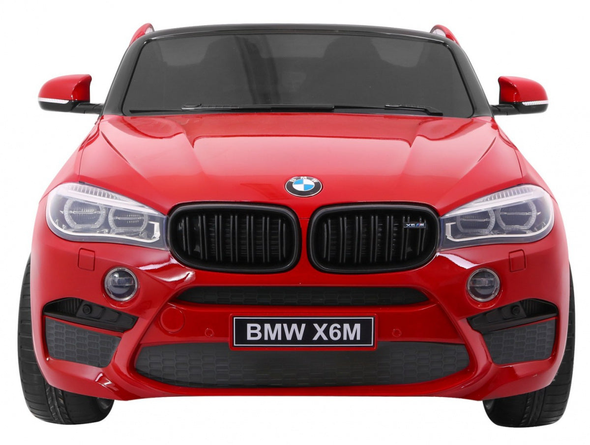Licencirani auto na akumulator BMW X6M XXL - DVOSJED - crveni/lakirani
