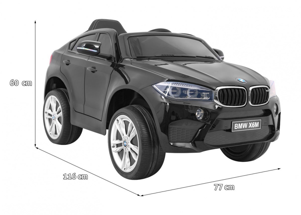 Licencirani auto na akumulator BMW X6M - crni