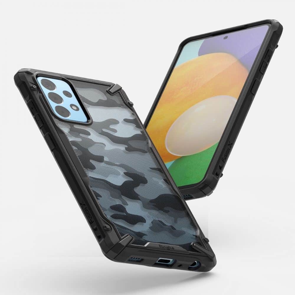 Ringke - Fusion X Design - Samsung Galaxy A52 4G / A52 5G / A52s 5G - Camo Black