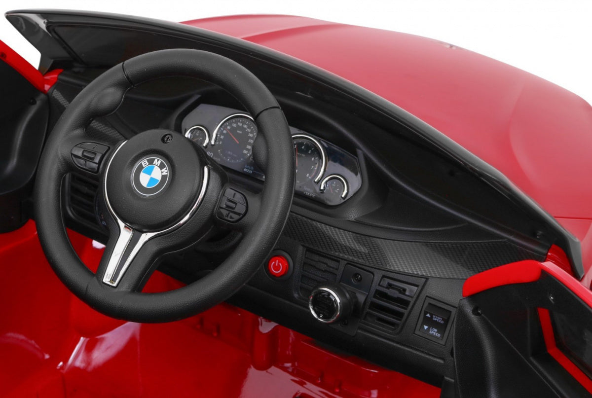 Licencirani auto na akumulator BMW X6M - crveni/lakirani
