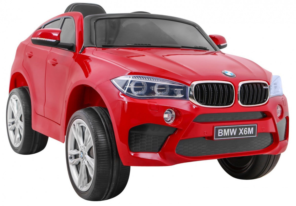 Licencirani auto na akumulator BMW X6M - crveni/lakirani