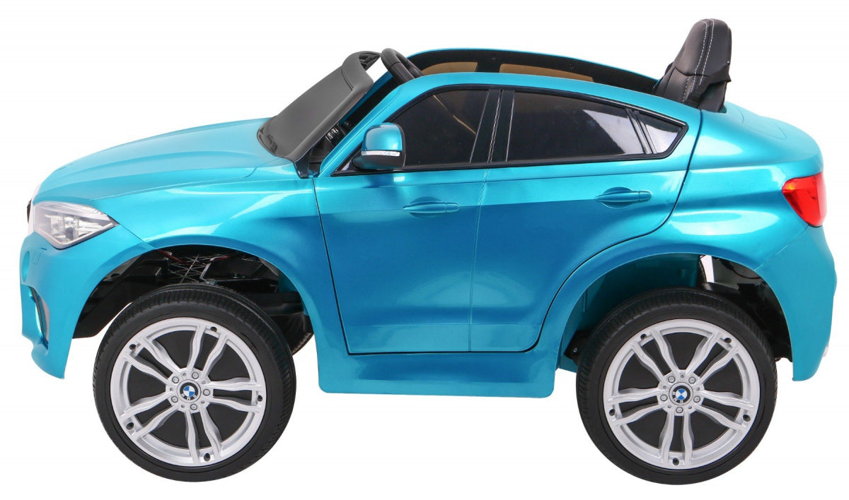 Licencirani auto na akumulator BMW X6M - plavi/lakirani