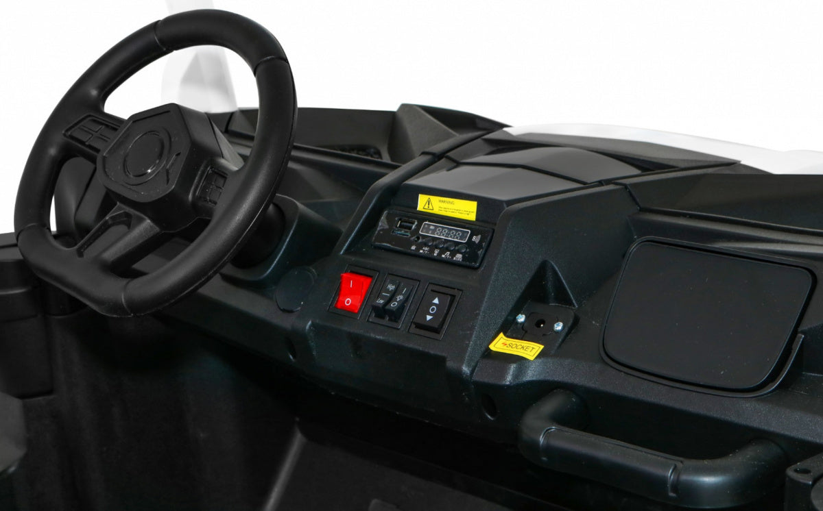 Buggy na akumulator ATV Racing 4x4 - dvosjed - bijeli