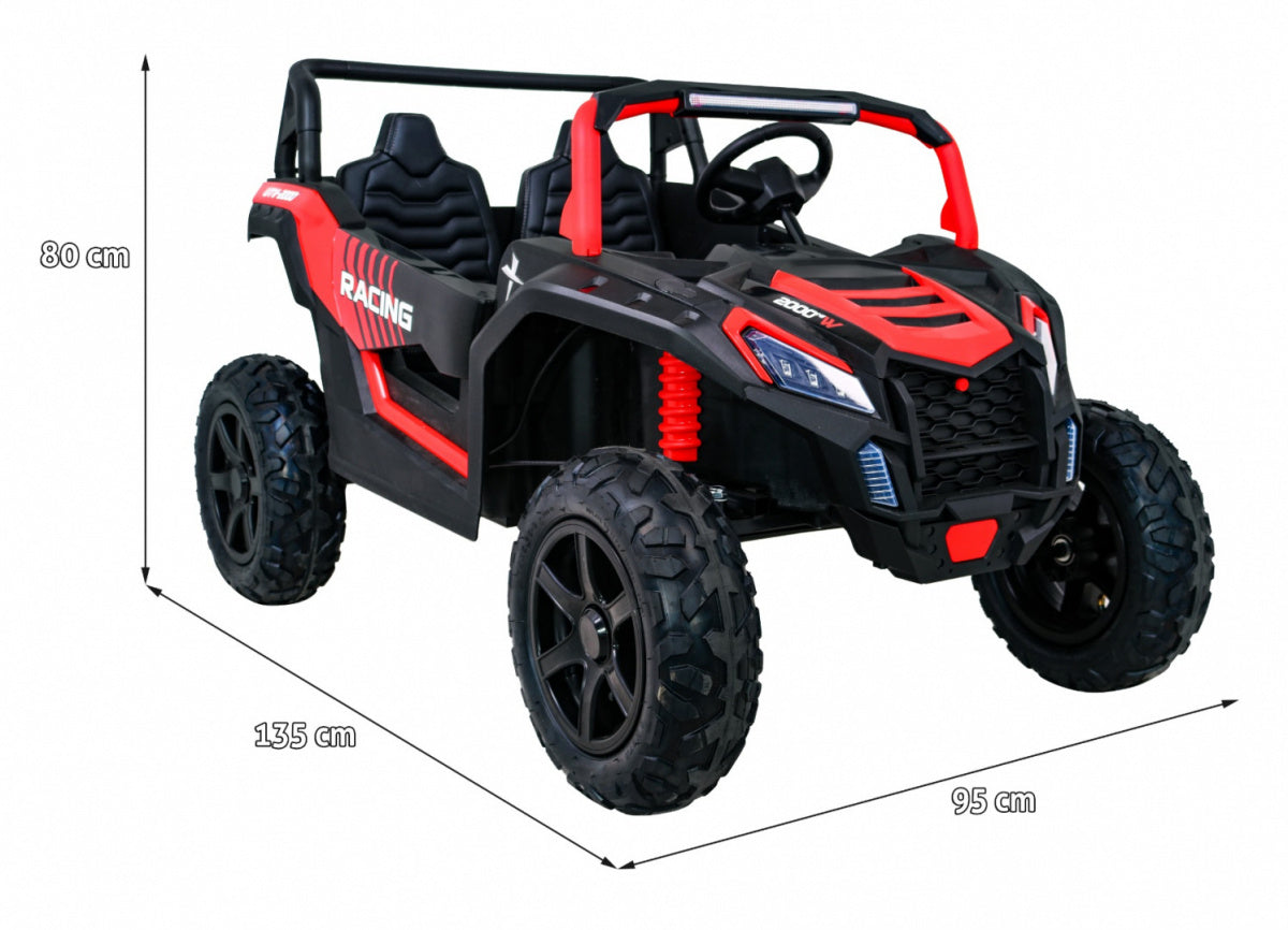 Buggy na akumulator ATV STRONG Racing - DVOSJED - crveni