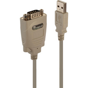 Lindy 42844 serijski kabel Bijelo 1 m
