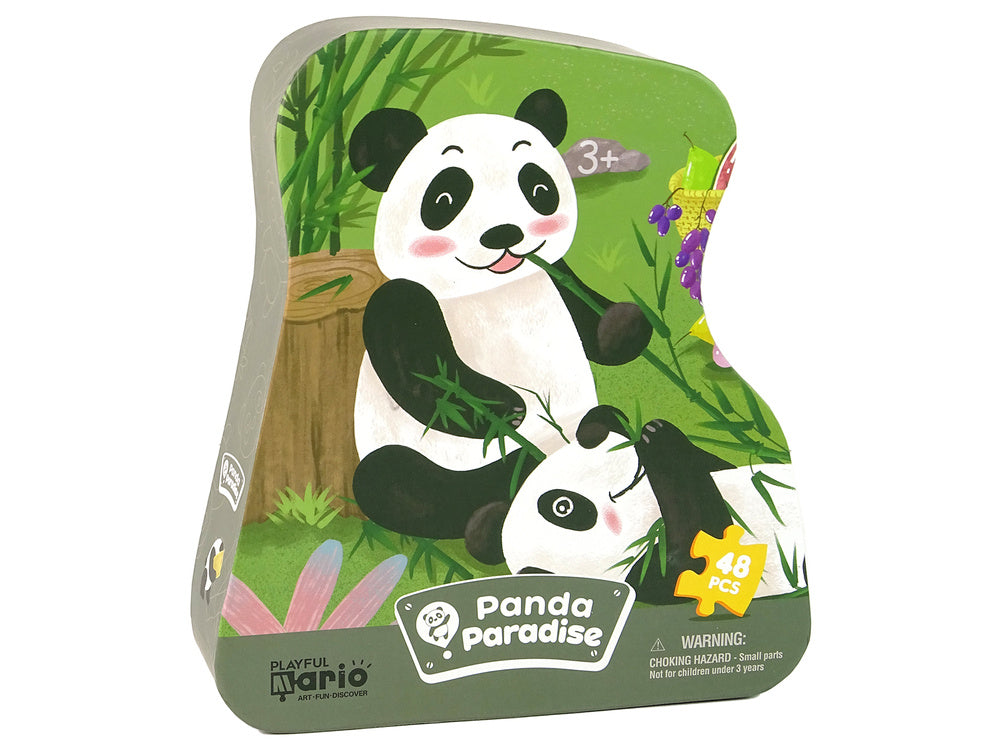 Bamboo Forest Panda Puzzle 48 Elements