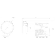 Inverto LNB Quattro, šum 0,2 dB, DVB-S2 ( HD - UHD ) - IDLP-QTL410-PREMU-OPN