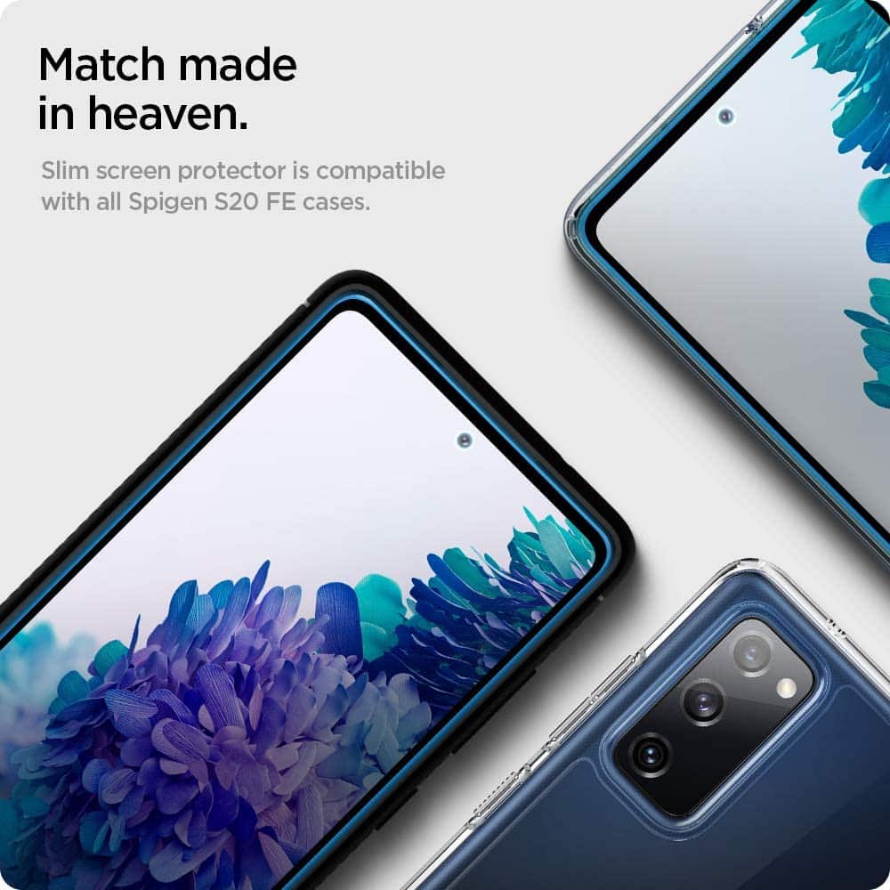 Spigen - Glas.TR Slim - Samsung Galaxy S20 FE 4G / S20 FE 5G - černý