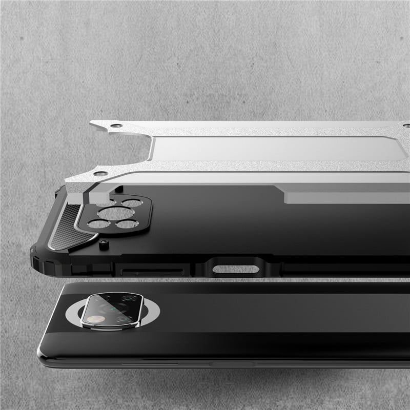 Techsuit - Hybrid Armor - Xiaomi Poco X3 / Poco X3 NFC / Poco X3 Pro - Černá