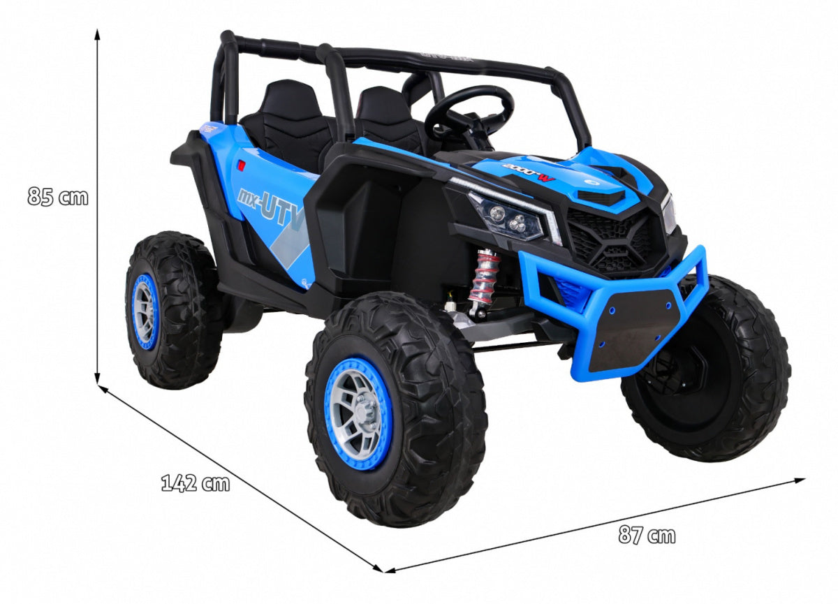 Buggy na akumulator UTV-MX - 4x4 - dvosjed - plavi