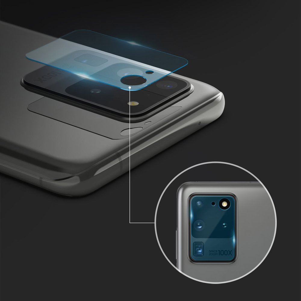 Ringke - IDGL staklo za kameru (3 kom) - Samsung Galaxy S20 Ultra 4G / S20 Ultra 5G - prozirno