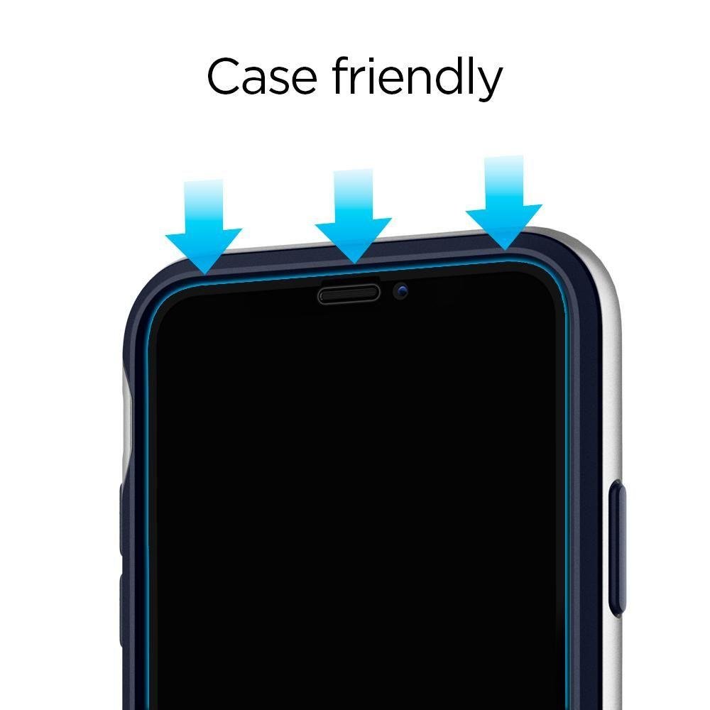 Spigen - Glas.TR Slim (2 kusy) pro iPhone X / XS / 11 PRO - černá
