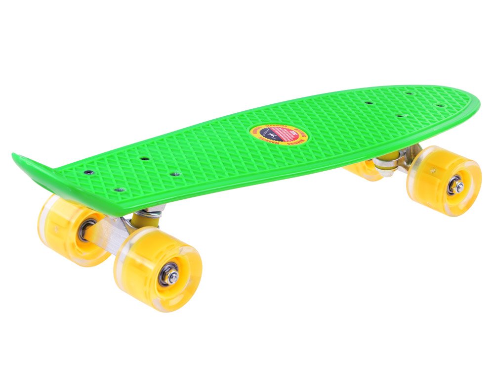 Fishka skateboard – zeleni