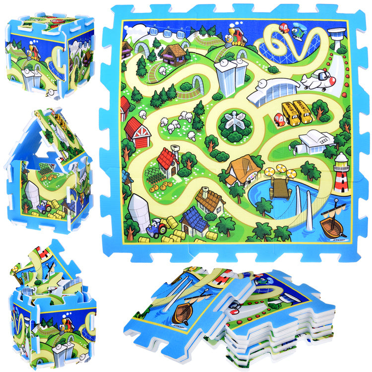 Podne mekane puzzle gradić