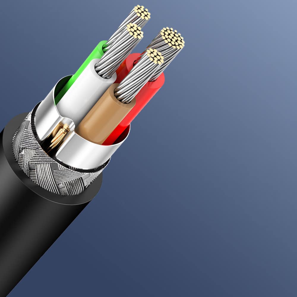Ugreen – datový kabel (10306) – USB-C na Type-C, 3A, 2m – černý