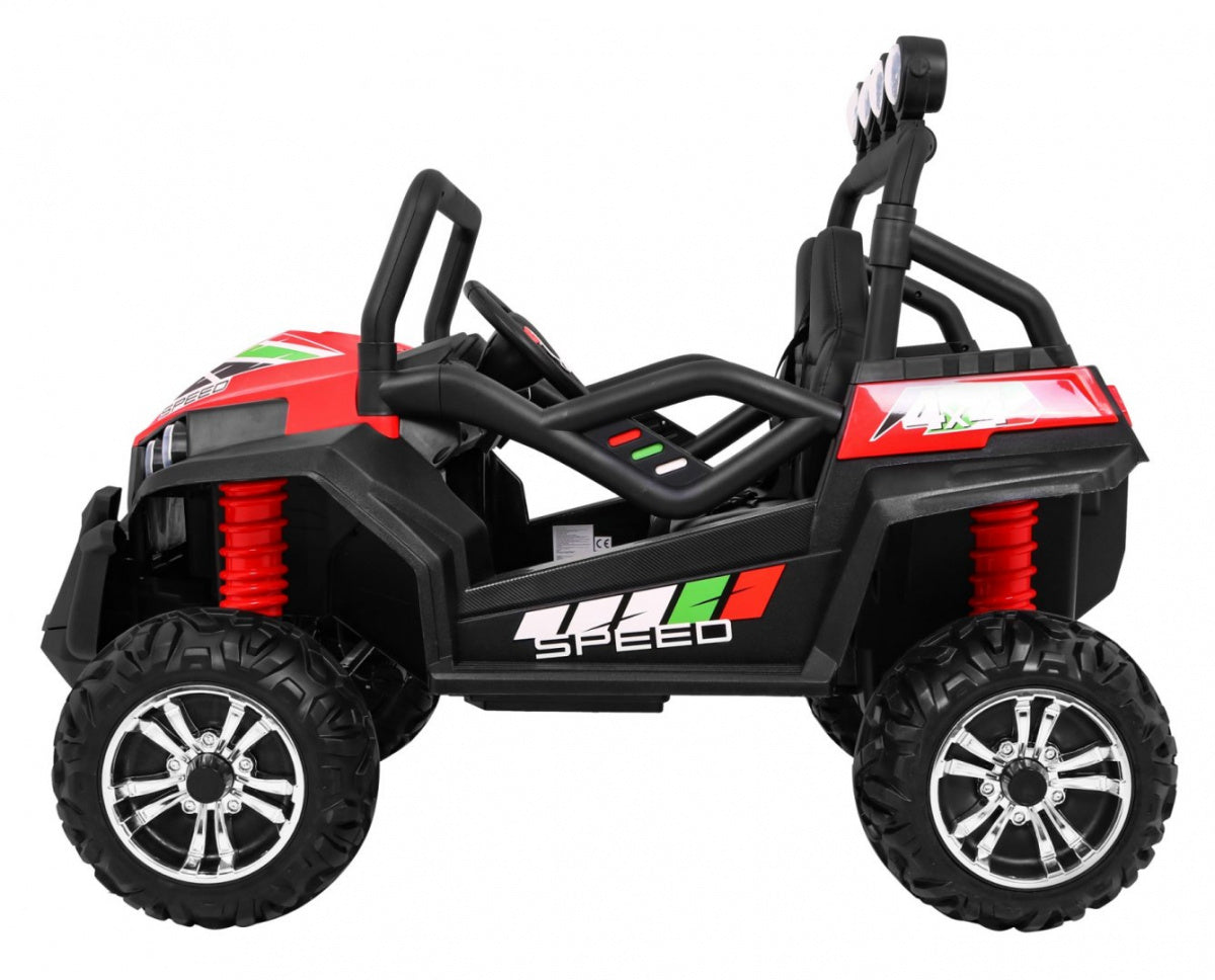 Buggy na akumulator Grand 4x4 LIFT - dvosjed - crveni