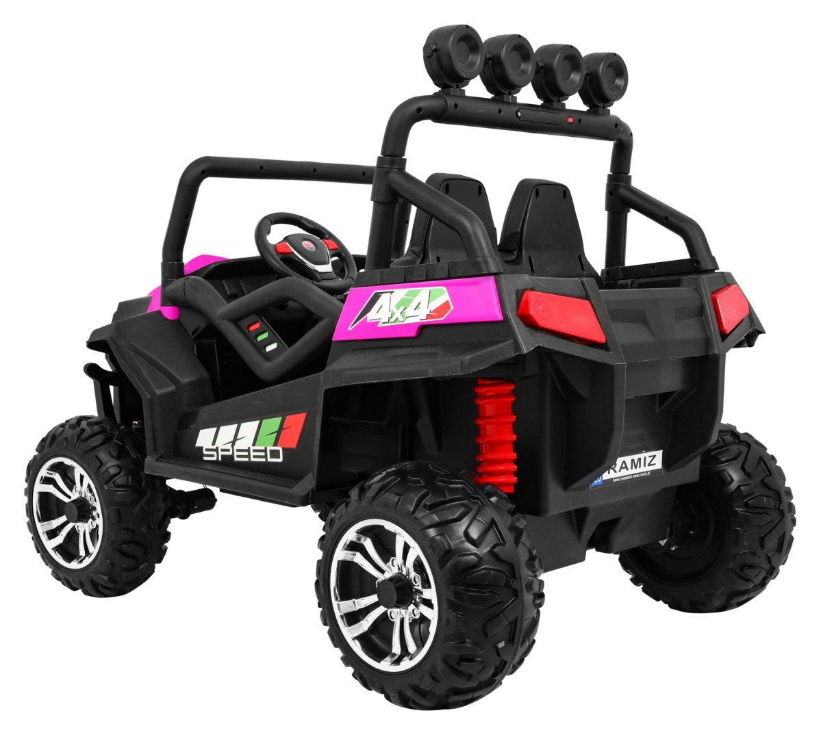 Buggy na akumulator Grand 4x4 LIFT STRONG - dvosjed - rozi
