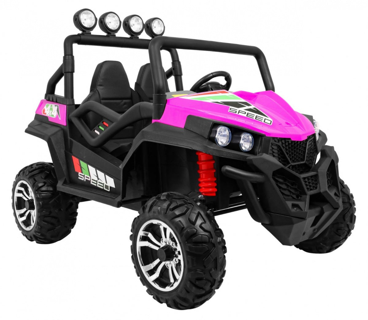Buggy na akumulator Grand 4x4 LIFT STRONG - dvosjed - rozi