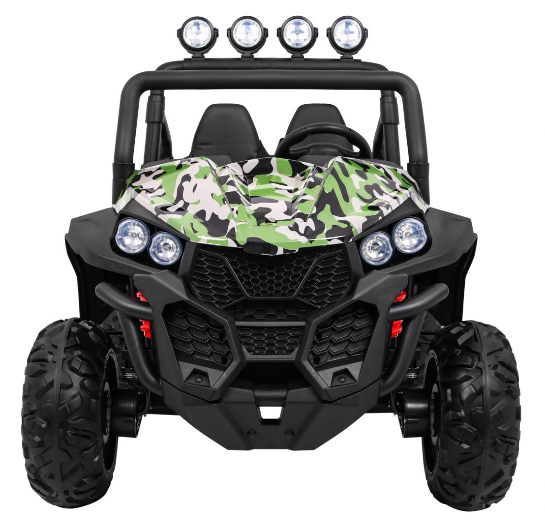 Buggy na akumulator Grand 4x4 LIFT STRONG - dvosjed - moro
