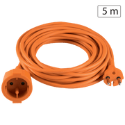 home Produžni strujni kabel 1 utičnica, 5m, H05VV-F 3G 1,5mm² - NV 2-5/OR/1.5