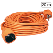 home Produžni strujni kabel 1 utičnica, 20m, H05VV-F 3G 1,5mm² - NV 2-20/OR/1.5