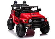 Licencirani auto na akumulator Toyota FJ White 4x4 - crveni