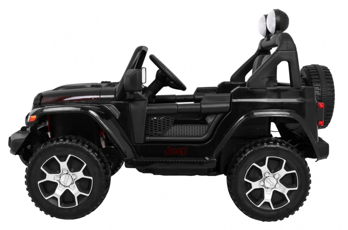 Licencirani auto na akumulator Jeep Wrangler Rubicon 4x4 - crni