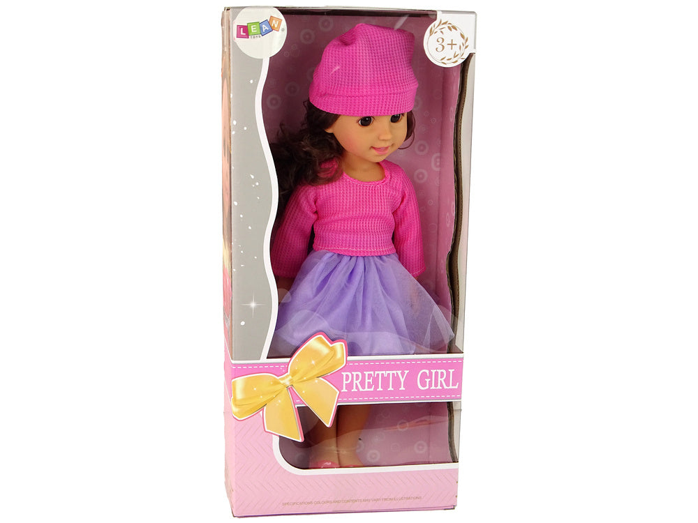 Lutka za igru djevojčica smeđe kose - 35 cm