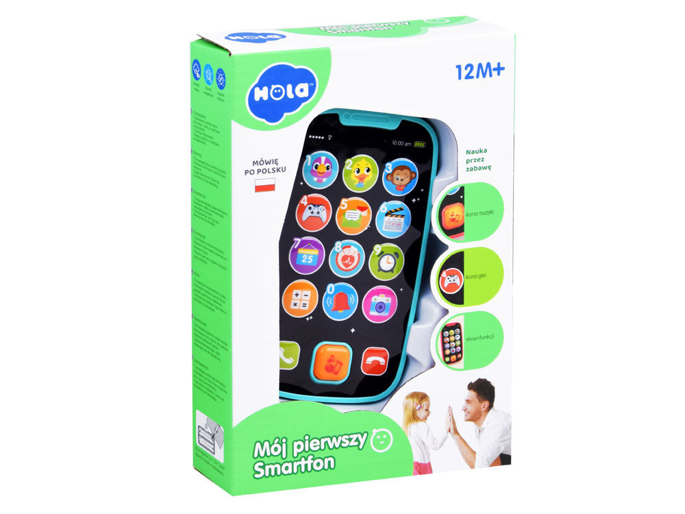 Interaktivni baby smartphone plavi