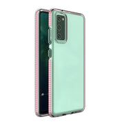 Futrola Spring clear TPU za Samsung Galaxy A72 5G/Galaxy A72 4G/Galaxy A72 - Svijetlo roza KP8778