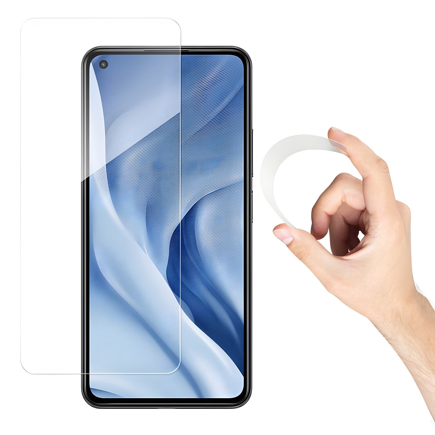 Wozinsky fleksibilno zaštitno staklo za pre Xiaomi Mi 11 Lite 4G - Prozirna KP9837