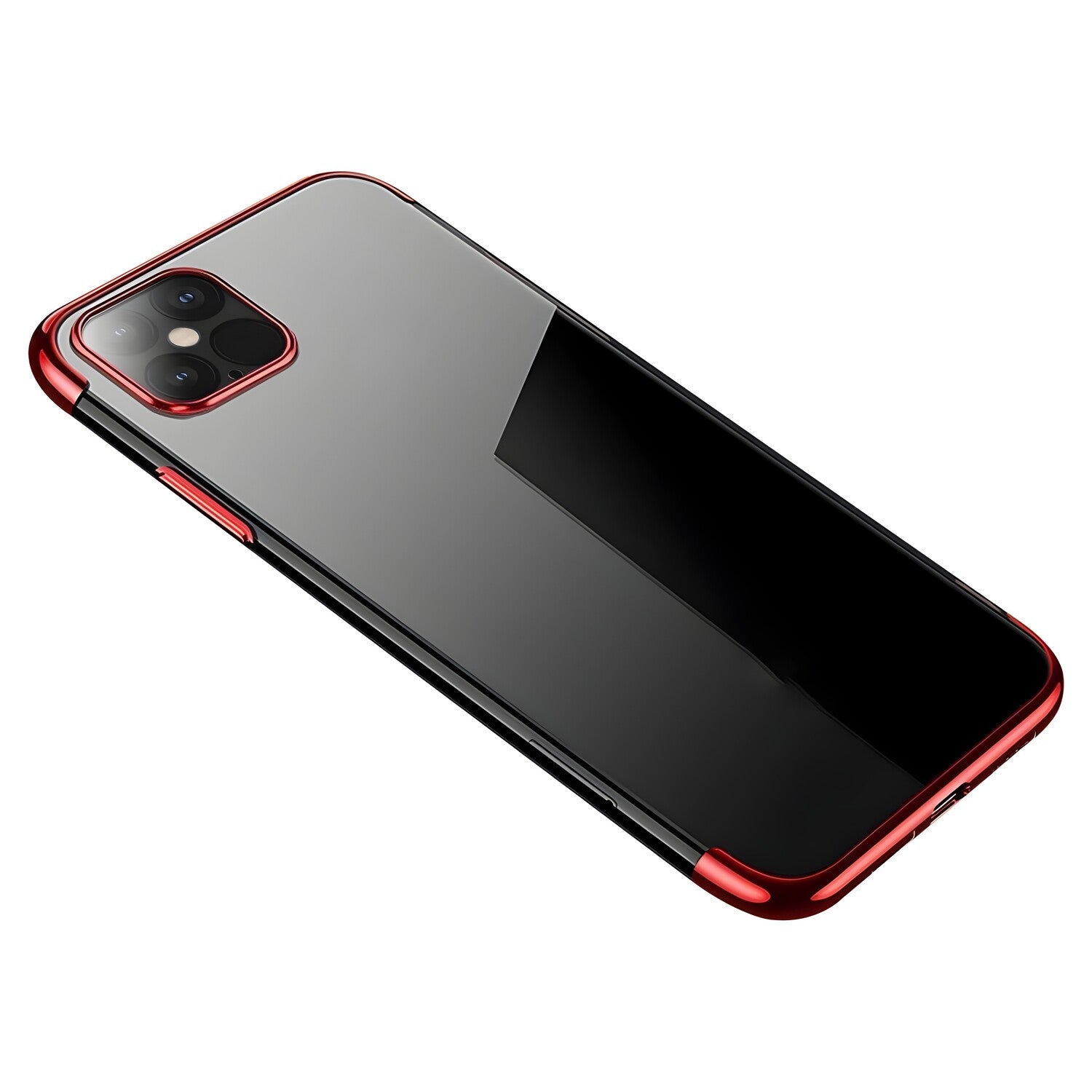 Futrola Clear Color s obojenim rubom za Samsung Galaxy S21 Ultra 5G - Crvena KP10818