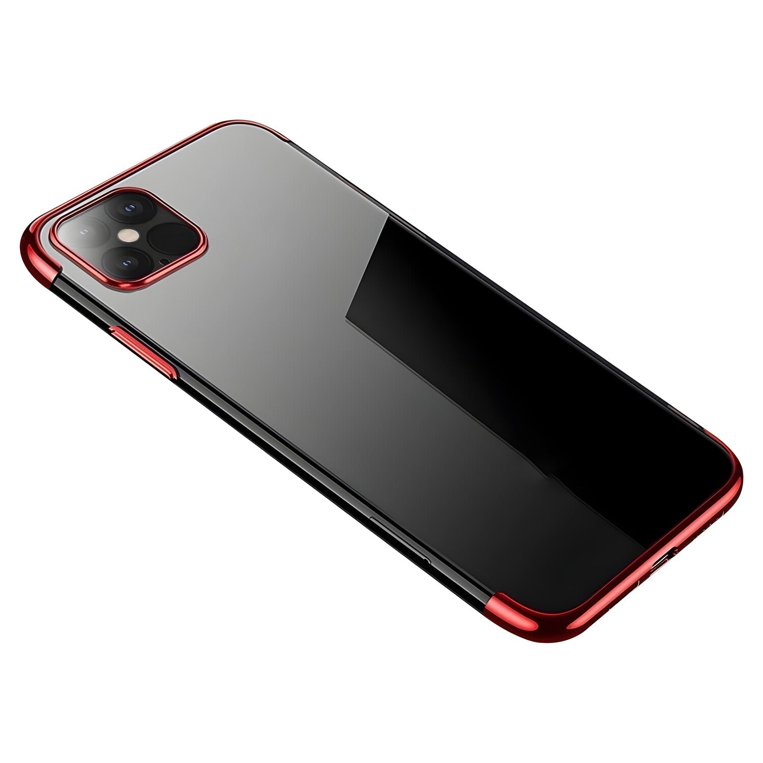 Futrola Clear Color s obojenim rubom za Apple iPhone 13 Pro Max - Crvena KP12949