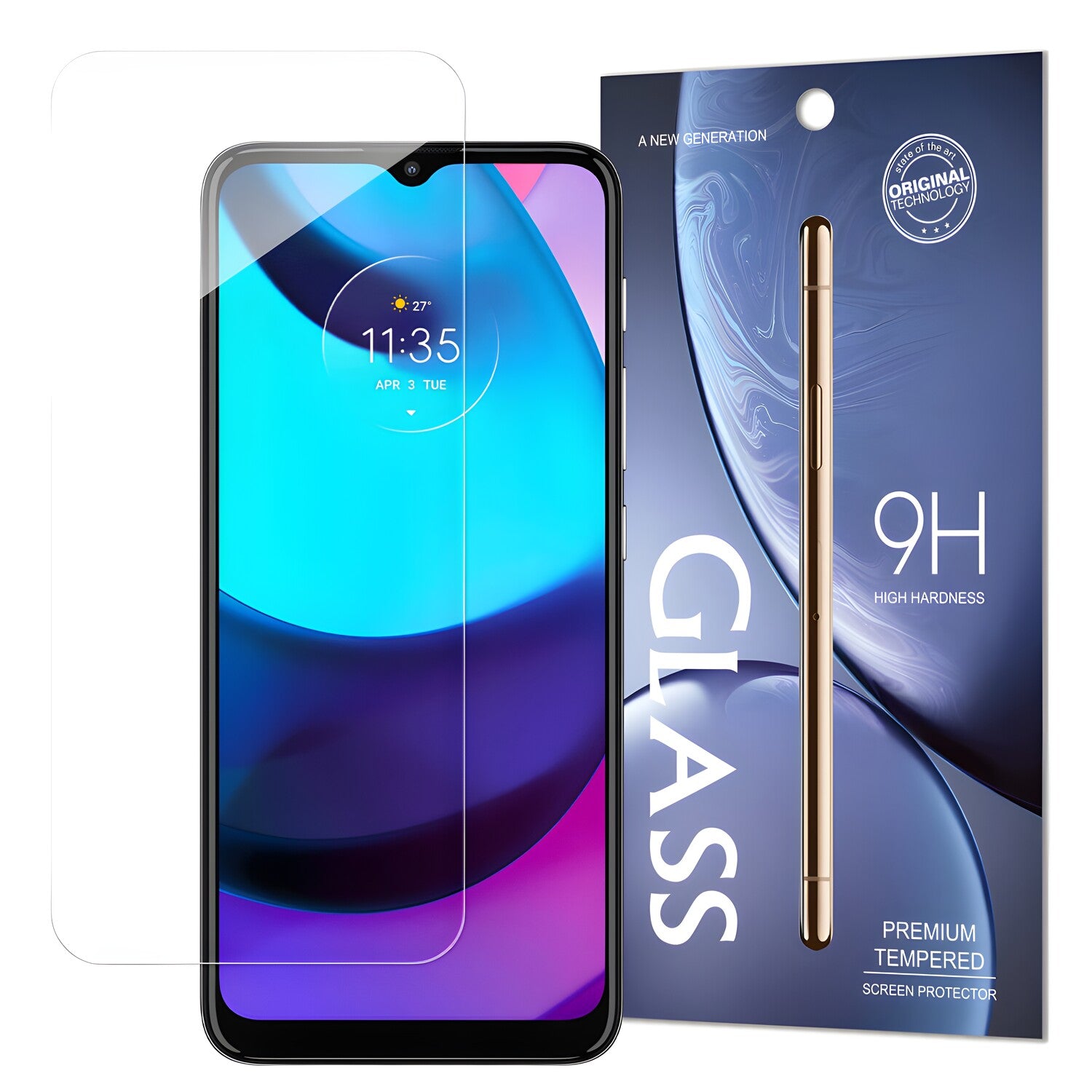 Kaljeno staklo 9H za Motorola Moto E20 - Prozirna KP15300