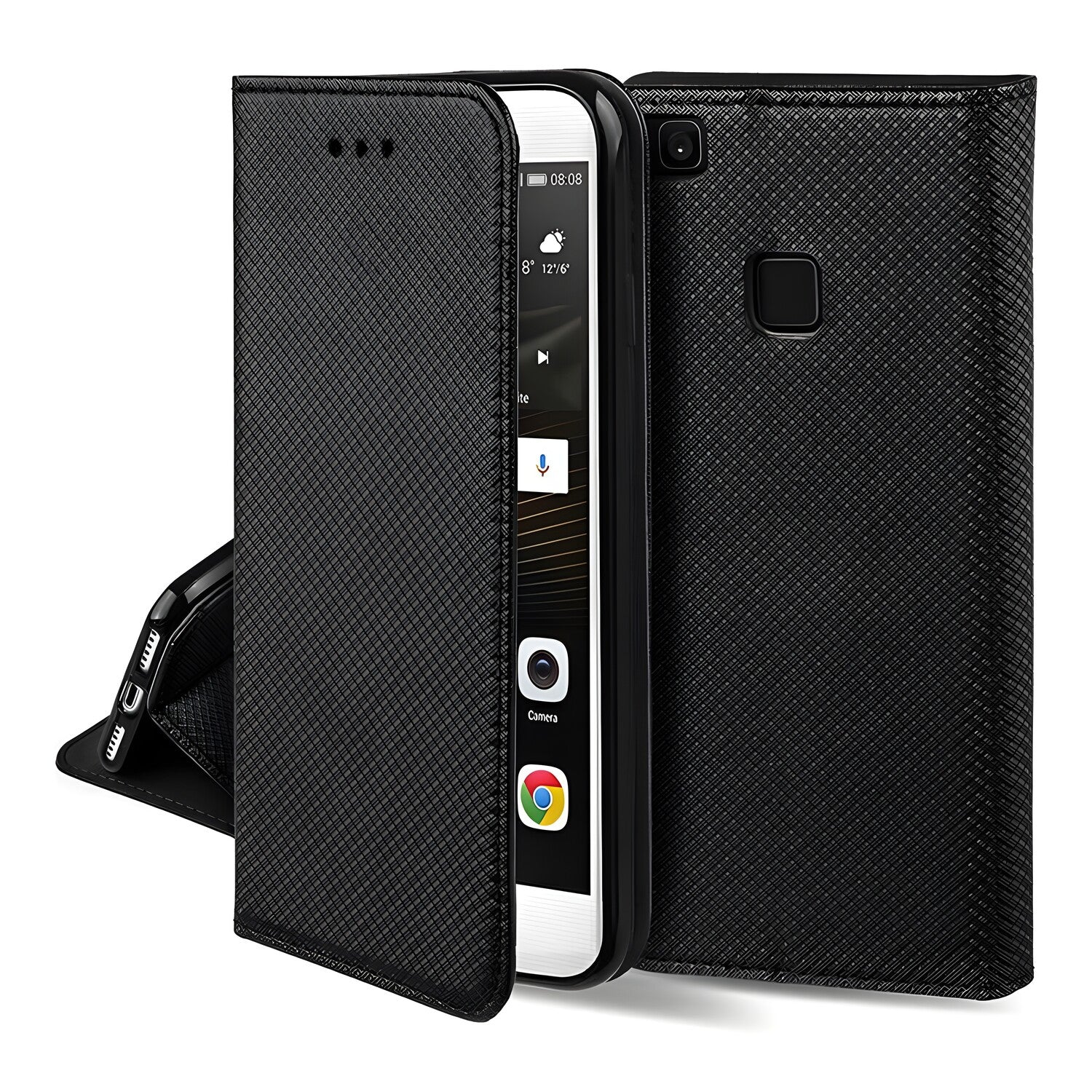 Elegantna magnetiska futrola za Samsung Galaxy A82 5G - Crna KP19156