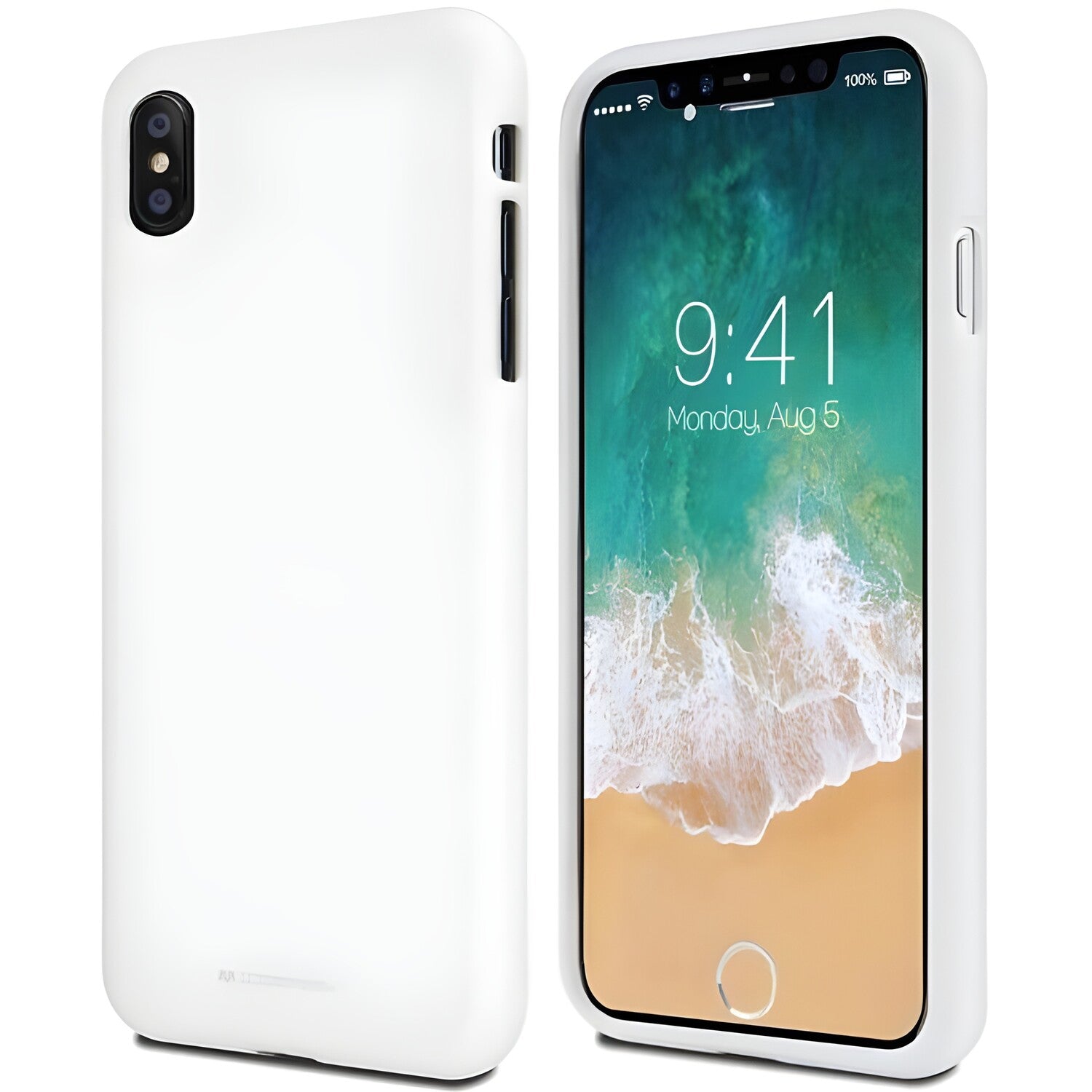 Mercury Soft Feeling futrola za Samsung Galaxy A8 2018 - Bijela KP19559