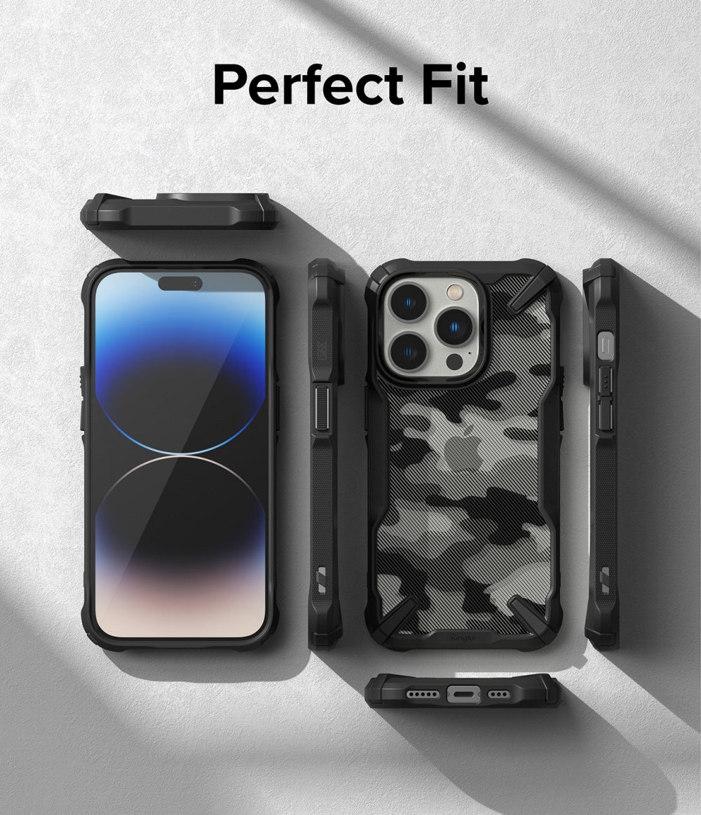 Ringke – Fusion X Design – iPhone 14 Pro Max – Camo Black