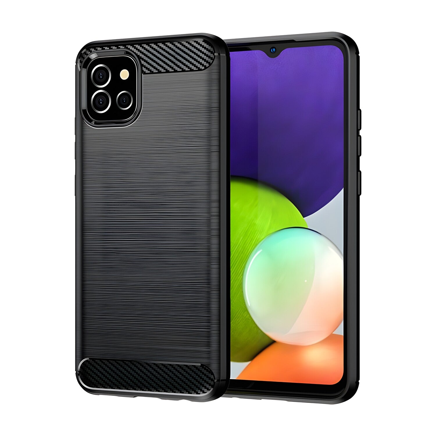Futrola Carbon Shield TPU za Samsung Galaxy A03s - Crna KP22051