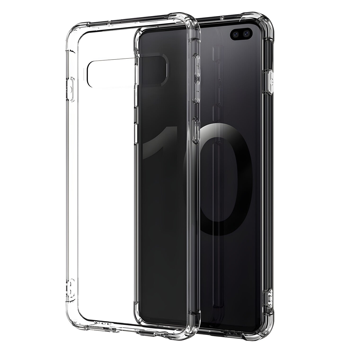 Silikonska futrola s ojačanim rubovima za Samsung Galaxy A51/Galaxy M40s - Prozirna KP23602