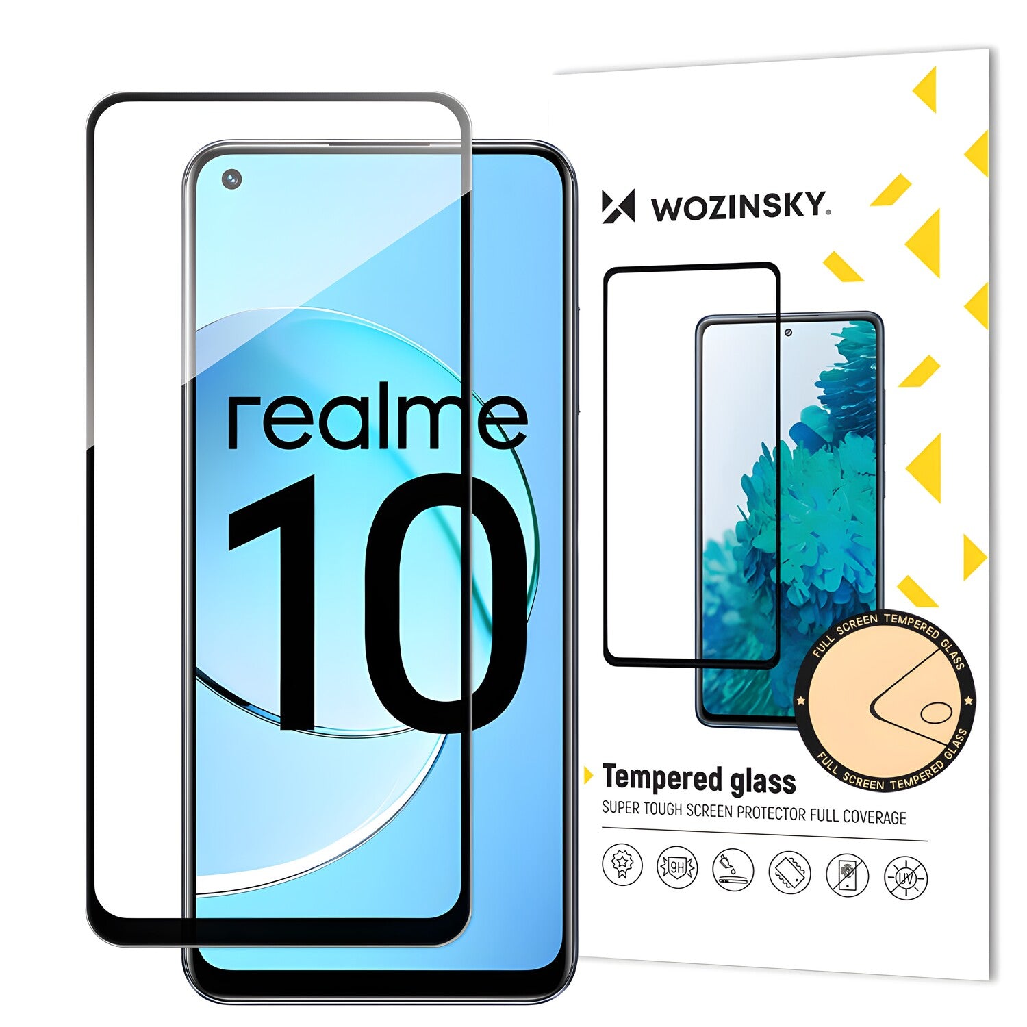Wozinsky zaštitno kaljeno staklo za Realme 10 4G - Crna KP24261