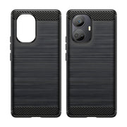 Futrola Carbon Shield TPU za Realme 10 Pro Plus - Crna KP24320