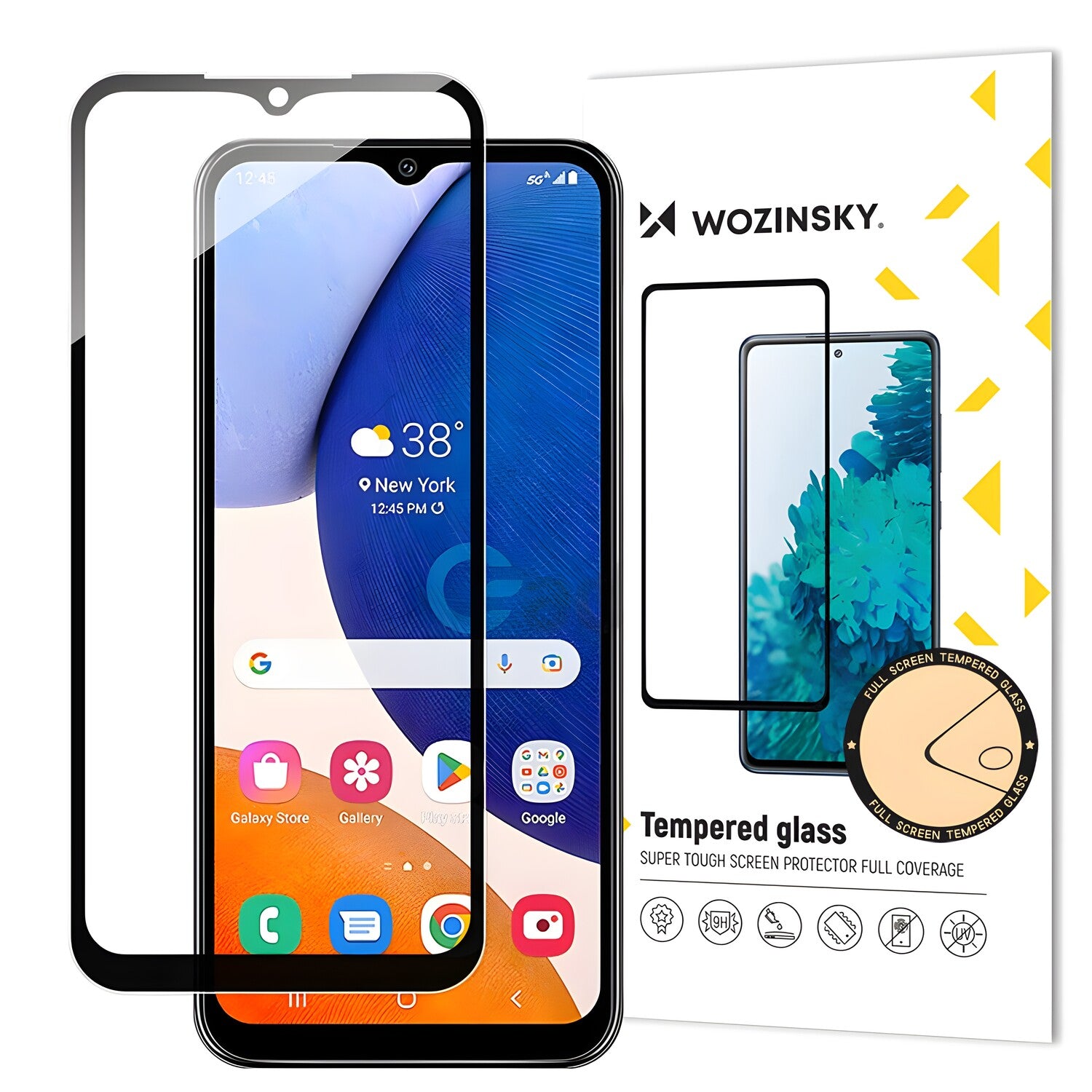 Wozinsky zaštitno kaljeno staklo za Samsung Galaxy A14 5G - Crna KP24341