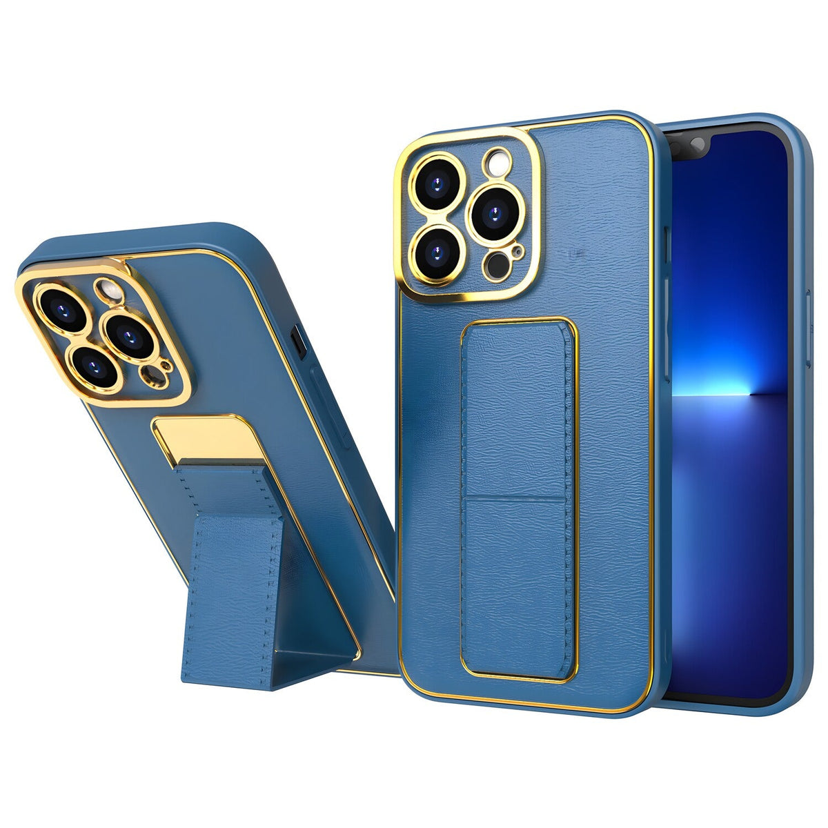 Luxury Kickstand futrola za Apple iPhone 12 Pro - Plava