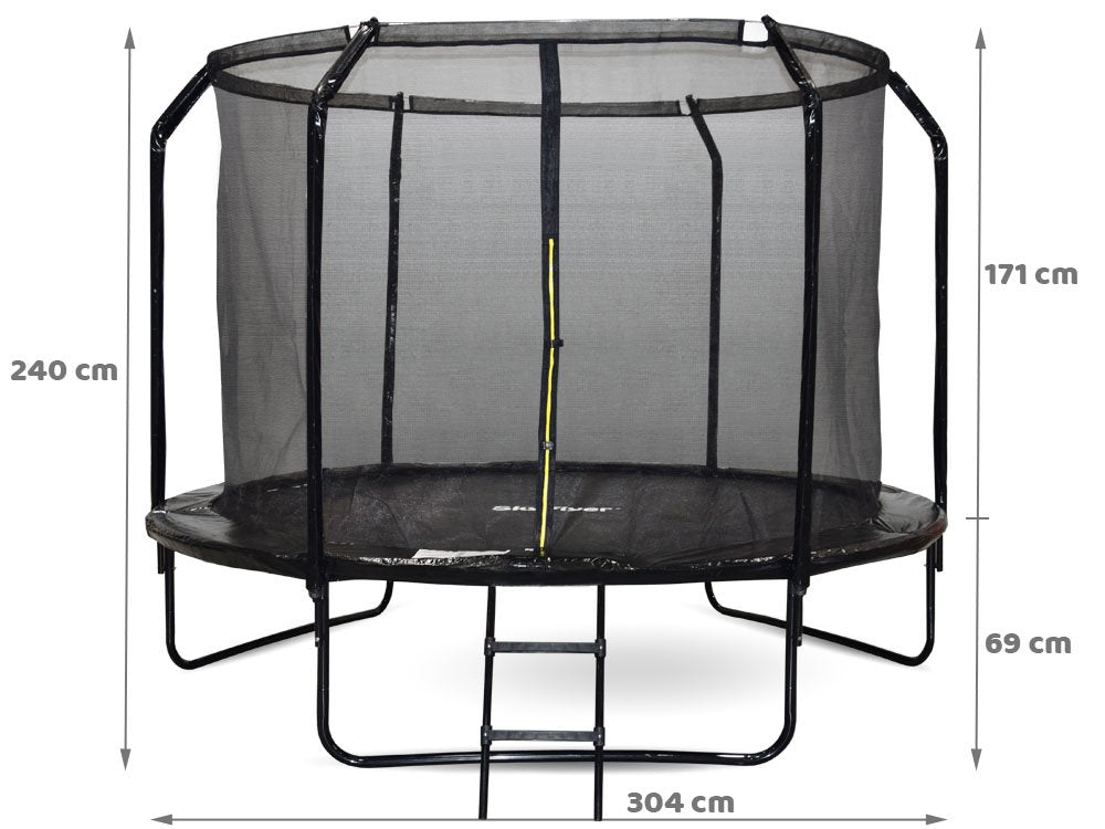 SkyFlyer trampolin crni – 304 cm