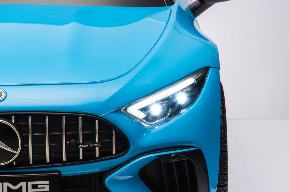 Licencirani auto na akumulator Mercedes AMG SL63 - plavi/lakirani