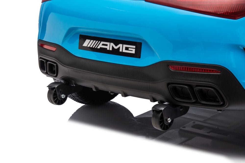 Licencirani auto na akumulator Mercedes AMG SL63 - plavi/lakirani