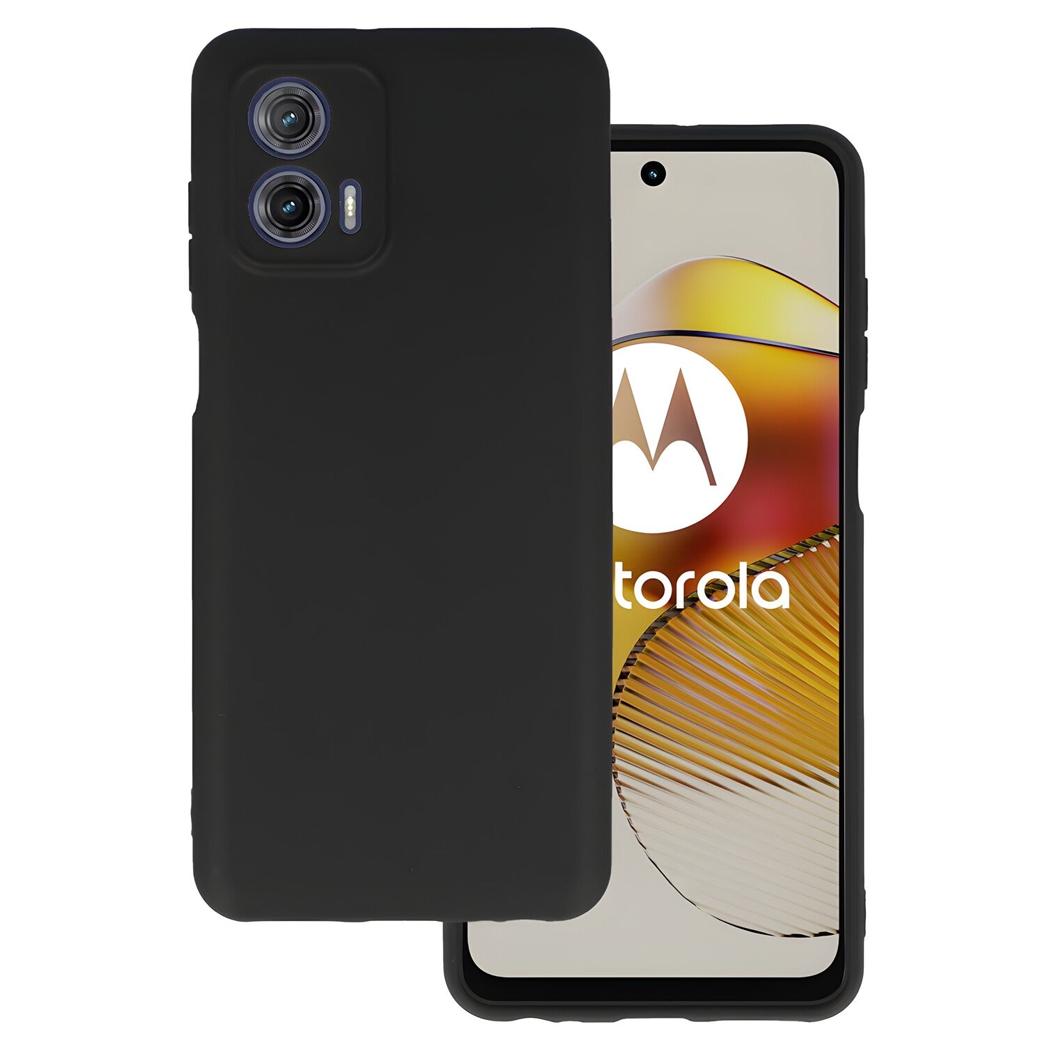 Silikonska Mekana futrola TPU za Motorola Moto G73 - Crna KP26796