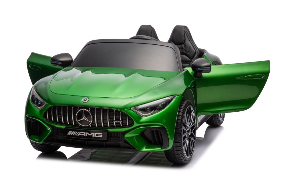 Licencirani auto na akumulator Mercedes AMG SL63 - zeleni/lakirani